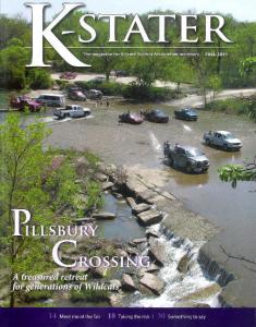 Pillsbury Crossing Photo On The Cover Of K-Stater Magazine